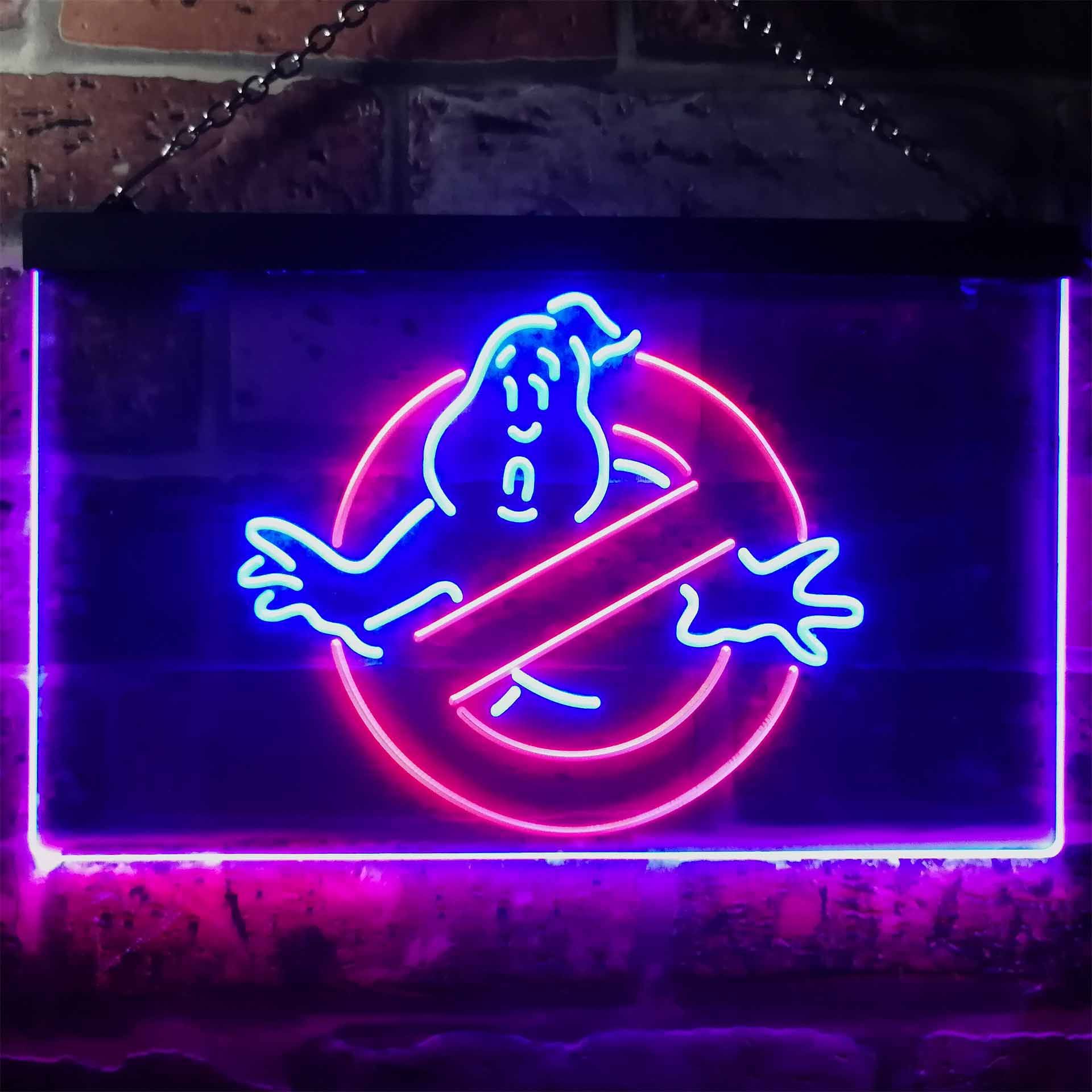 Ghostbusters Dual LED Neon Light Sign